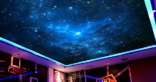 Натяжной потолок звездное небо Новоалтайск, цена от 5194 руб.